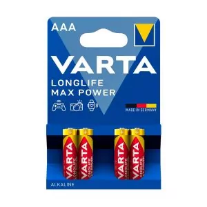 Varta Pila Alcalina Longlife MAX Power LR6 AA Pack 4 u.