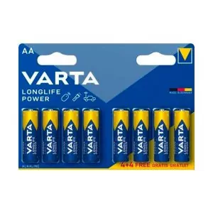 Varta Pila Alcalina Longlife Power LR6 AA Pack 4+4 u.
