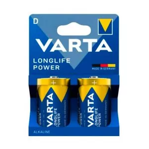 Inicio Varta Pila Alcalina Longlife Power LR20 D Pack 2 u.